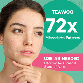 TEAWOO patches in a travel pouch highlighting portability and on-the-go care