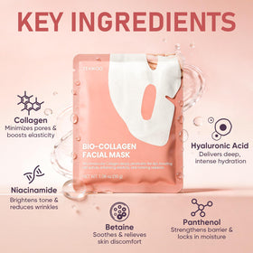 TEAWOO close-up of hydrogel texture revealing smooth collagen-rich sheet