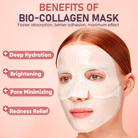 TEAWOO mask held in hand to show true size and easy application benefit