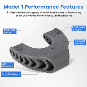 TEAWOO model 1 and model 2 arranged to show different shapes and resistances, progressive training