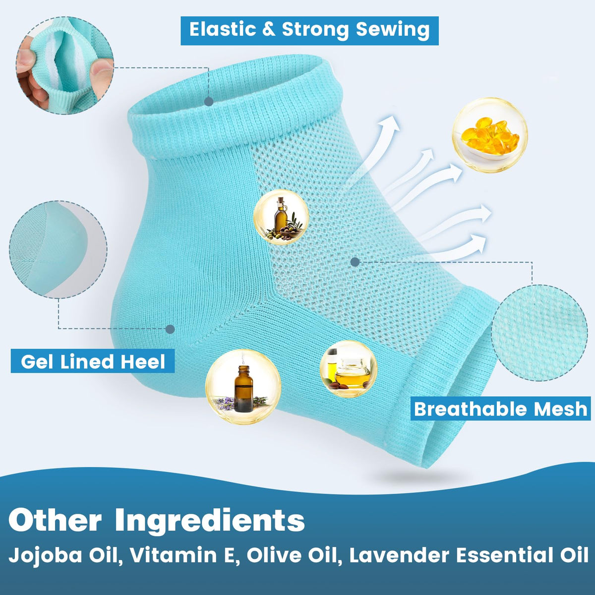 TEAWOO fabric stretch and texture detail showing soft breathable cotton blend
