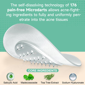 TEAWOO hydrocolloid patch edge detail illustrating thin flexible adhesion benefit