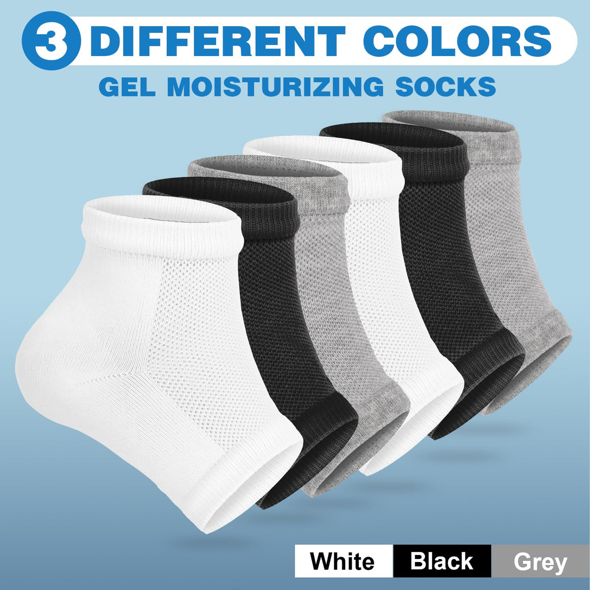 TEAWOO toeless sock worn on foot demonstrating breathability and comfort