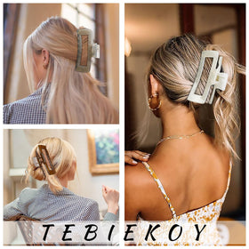 TEBIEKOY side profile open clip illustrating near-180-degree opening ease