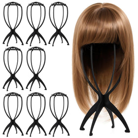 Tecbeauty front pack view showing stable holders for multiple wigs