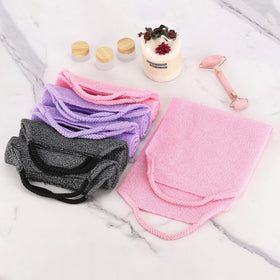 Tecbeauty scrubber hanging to dry in bathroom offering hygienic storage and airflow