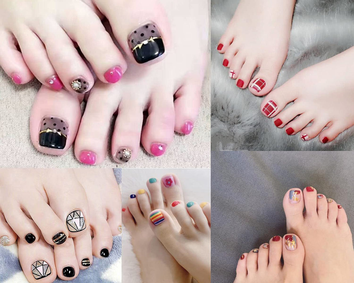 Tecbeauty separators arranged at a kids' nail art party for fun use
