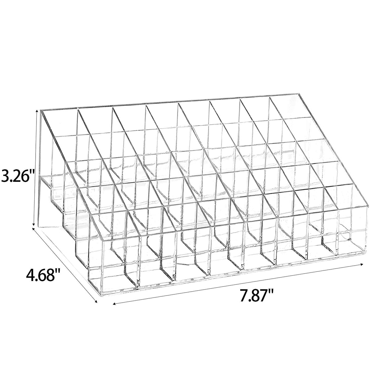 Tecbeauty size comparison with hand demonstrating compact space-saving benefit