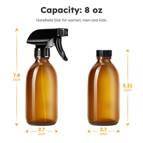 Tecohouse bottle spraying fine mist on houseplant for even hydration
