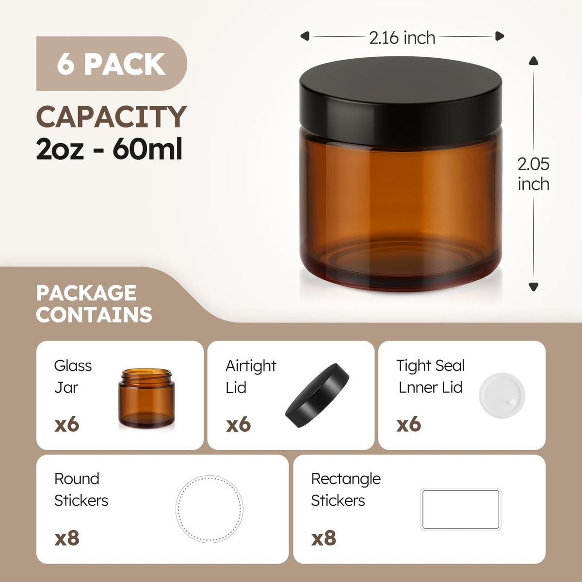 Tecohouse black screw lid with removable inner liner preventing leaks for travel safety