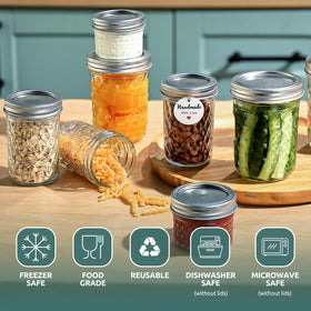 Tecohouse jars packed in a lunchbox showing portability and spill protection