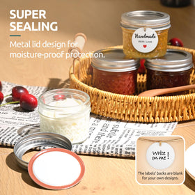 Tecohouse jar beside a teaspoon for size comparison and portion control