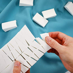 TecUnite damp sponge slightly expanded for dewy, airbrushed application