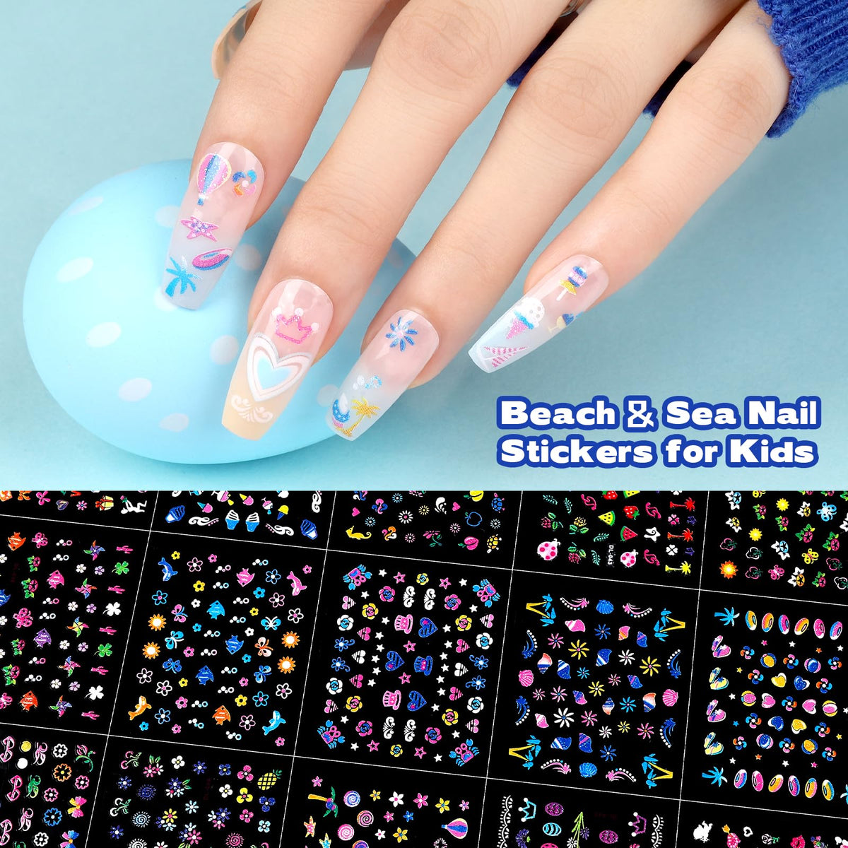 Teenitor glitter and slight 3D texture detail that adds sparkle and visual interest to nails