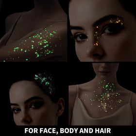 Teenitor application on cheek detail highlighting bright glow and long-lasting wear