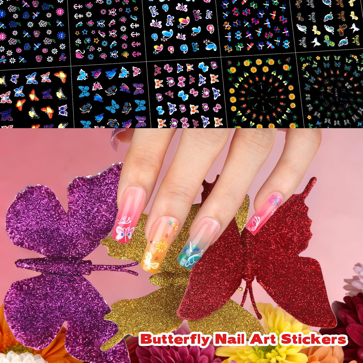 Teenitor application on a child nail demonstrating simple placement for fast, salon-free manicures