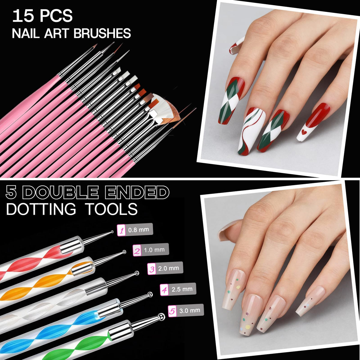 Teenitor layout of tools including tweezers wax pencil file and buffer