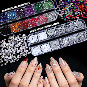 Teenitor nail art brushes and dotting tools for precise lines and details