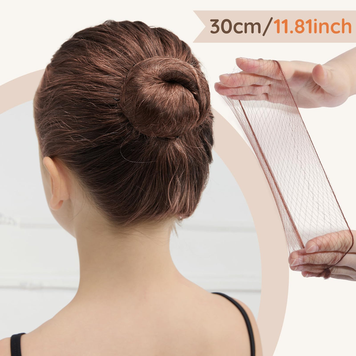 Teenitor neatly arranged bobby pins and elastic bands for secure hold