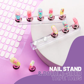 teenitor acrylic brush holder organizing tools to protect bristles and workspace