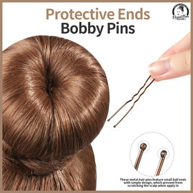 Teenitor bun in use on a dancer demonstrating secure neat ballet hairstyle