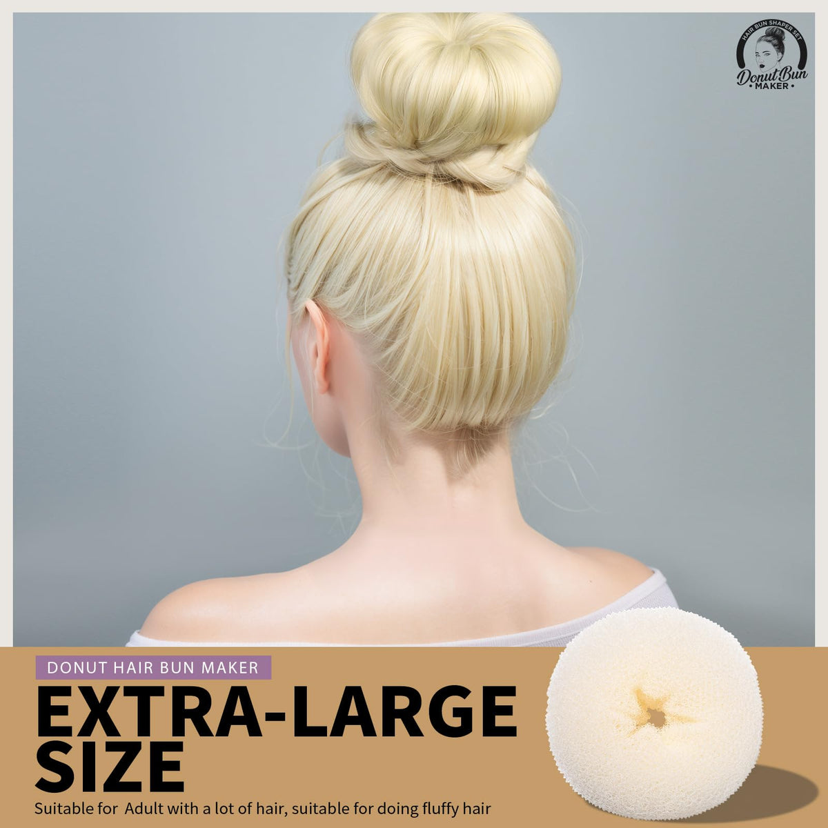 Teenitor bun in use on dancer demonstrating secure style and professional look