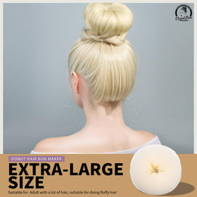 Teenitor bun in use on dancer demonstrating secure style and professional look