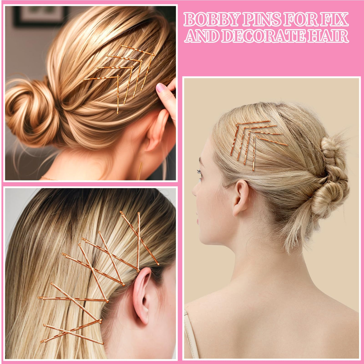 Teenitor clear elastic bands inside case for secure ponytails without creases