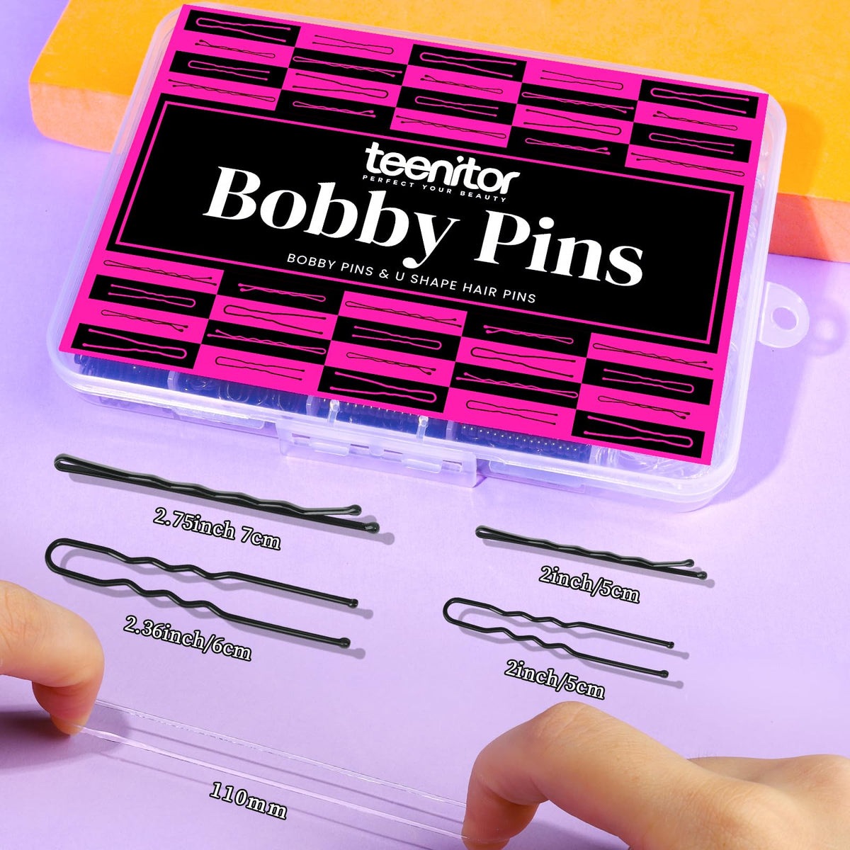 Teenitor clear hair bands in pile illustrating discreet ties and flexibility