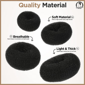 Teenitor close-up of nylon foam texture showing soft finish and minimal hair snagging benefit