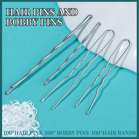Teenitor close-up of silver bobby pin tips preventing hair damage