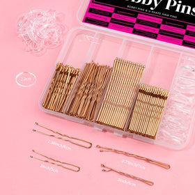 Teenitor close-up of rounded pin tips preventing scalp scratching and damage