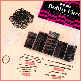 Teenitor close-up of bobby pin texture and wave for improved grip and secure hold