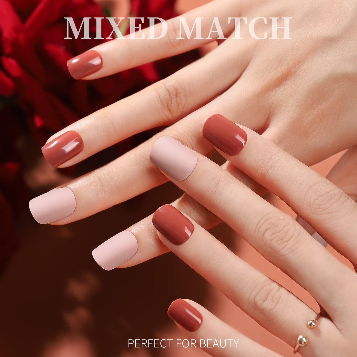 Teenitor close-up of nail edge design offering natural look and comfortable fit