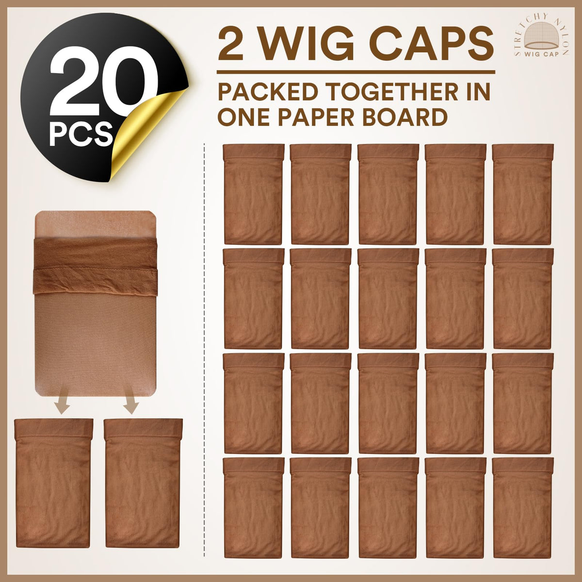 Teenitor widened elastic band close-up preventing wig slippage