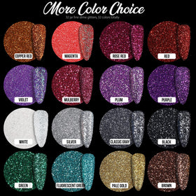 Teenitor color spread on palette showing multiple shades for easy mixing
