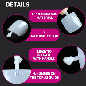 Teenitor double-sided 100/180 grit nail file showing texture for better adhesion