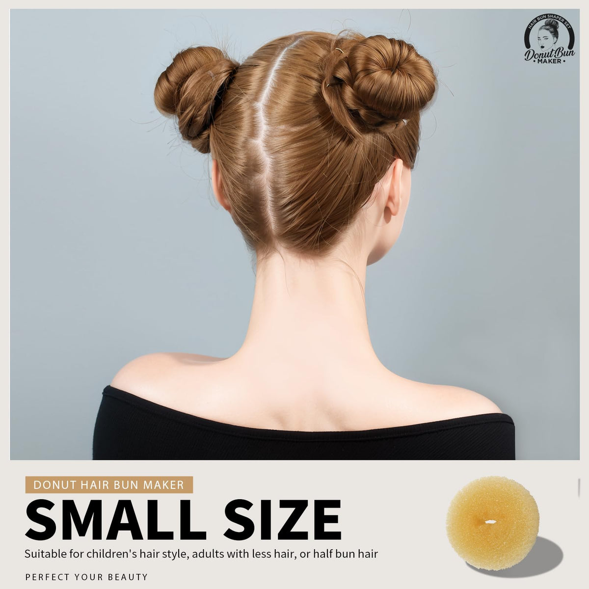 Teenitor extra-large donut close-up showing foam texture and easy grip