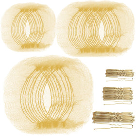 Teenitor front packaging showing blonde nets and gold pins for neat buns