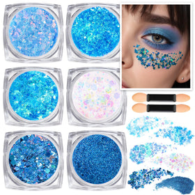 Teenitor front packaging showing blue glitter gel and six shapes for easy selection