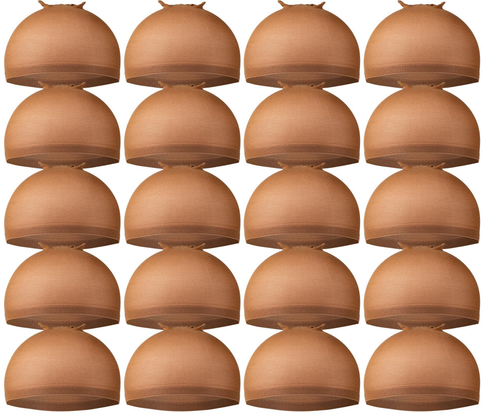 Teenitor front packaging showing brown wig caps and quantity benefit