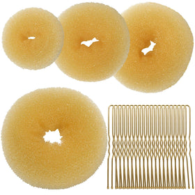 Teenitor front packaging showing the full gold bun shaper kit and 20 pins