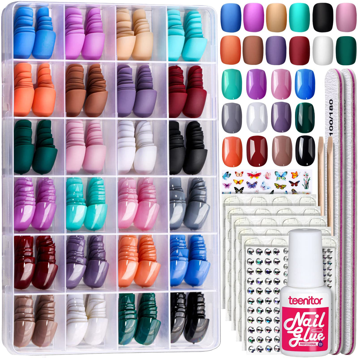Teenitor front packaging showing full 576-piece kit and variety