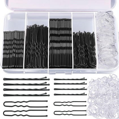 Teenitor front packaging showing full 300-piece hair pin set and benefits