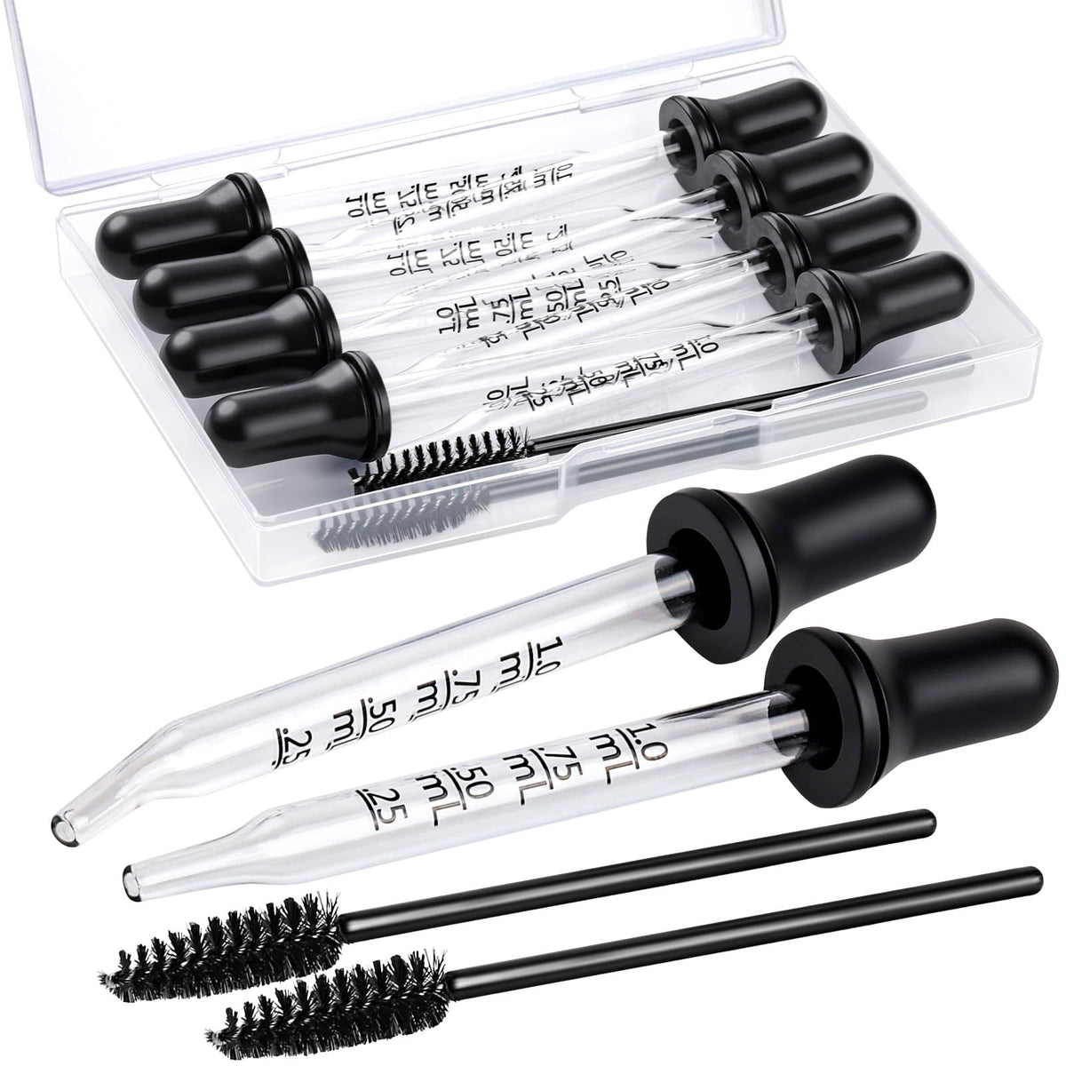 Teenitor front packaging showing full 10-piece dropper kit and organizer box for neat storage