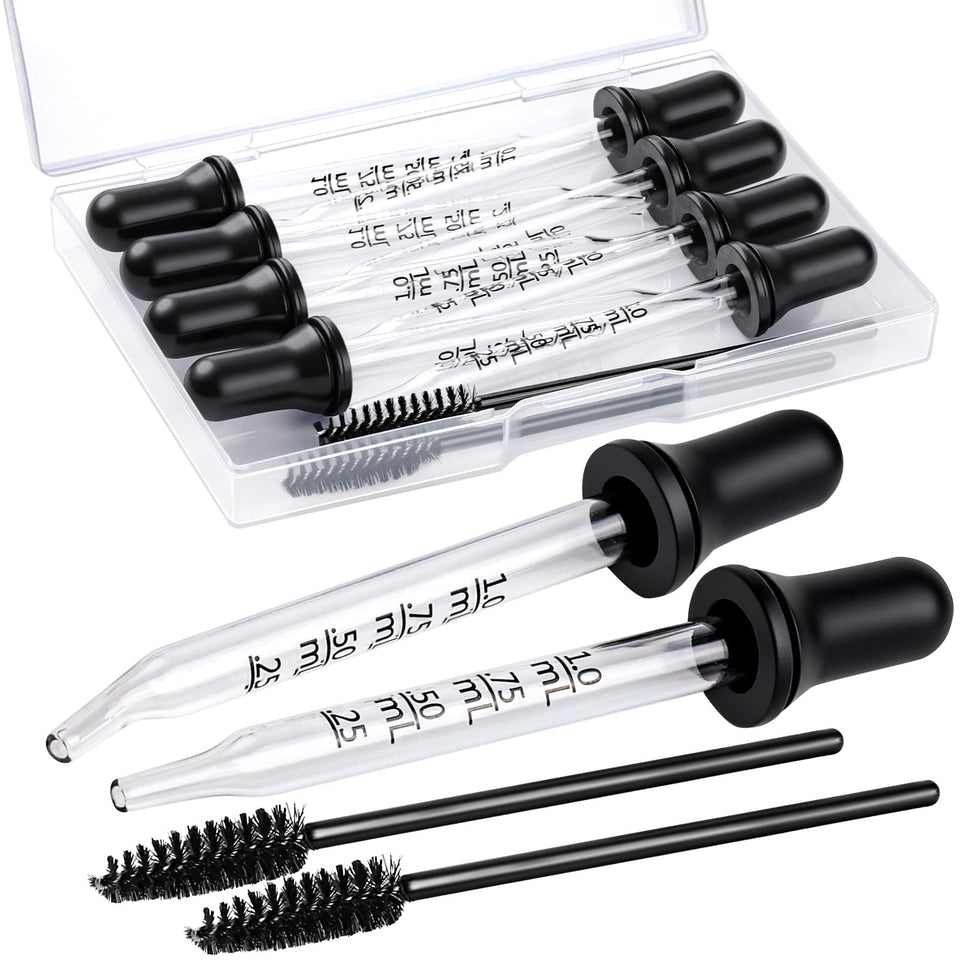Teenitor front packaging showing full 10-piece dropper kit and organizer box for neat storage