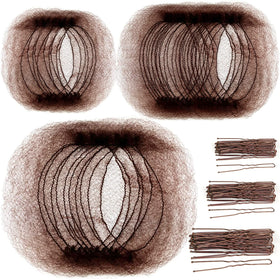Teenitor front packaging showing complete hair net and pins kit for quick buns