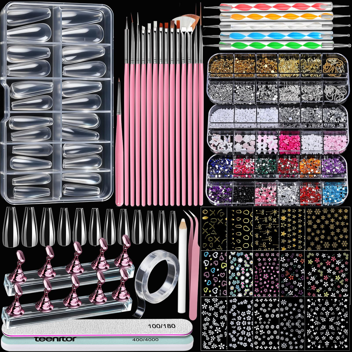 Teenitor front packaging showing full kit contents for easy setup