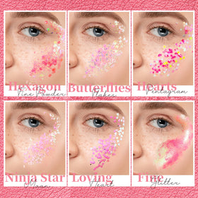 Teenitor glitter streak in braided hair adding festival-ready color and shine