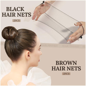 Teenitor hair nets and seamless ties detail illustrating near-invisible finish
